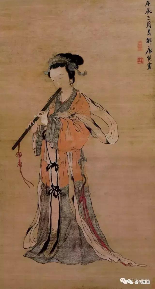 最有名的仕女图,萧竹仕女图