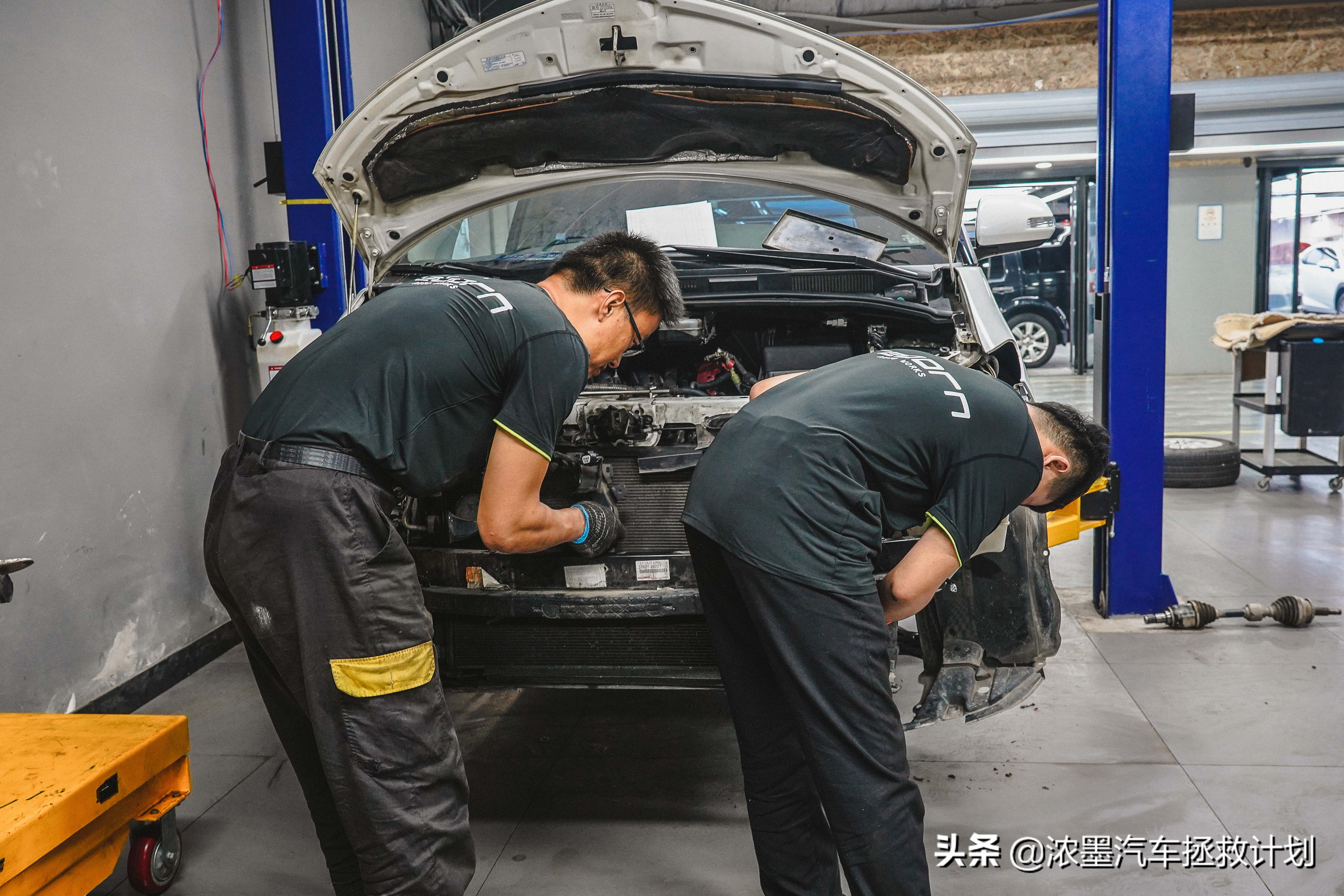 周到车管家,经典老车丰田普瑞维亚翻新整备