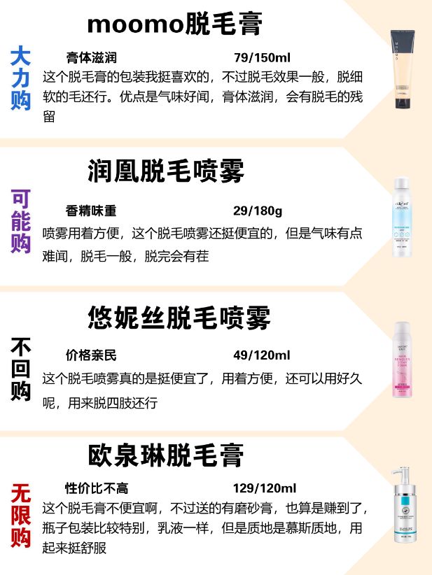 脱毛膏推荐,脱毛膏推荐男士