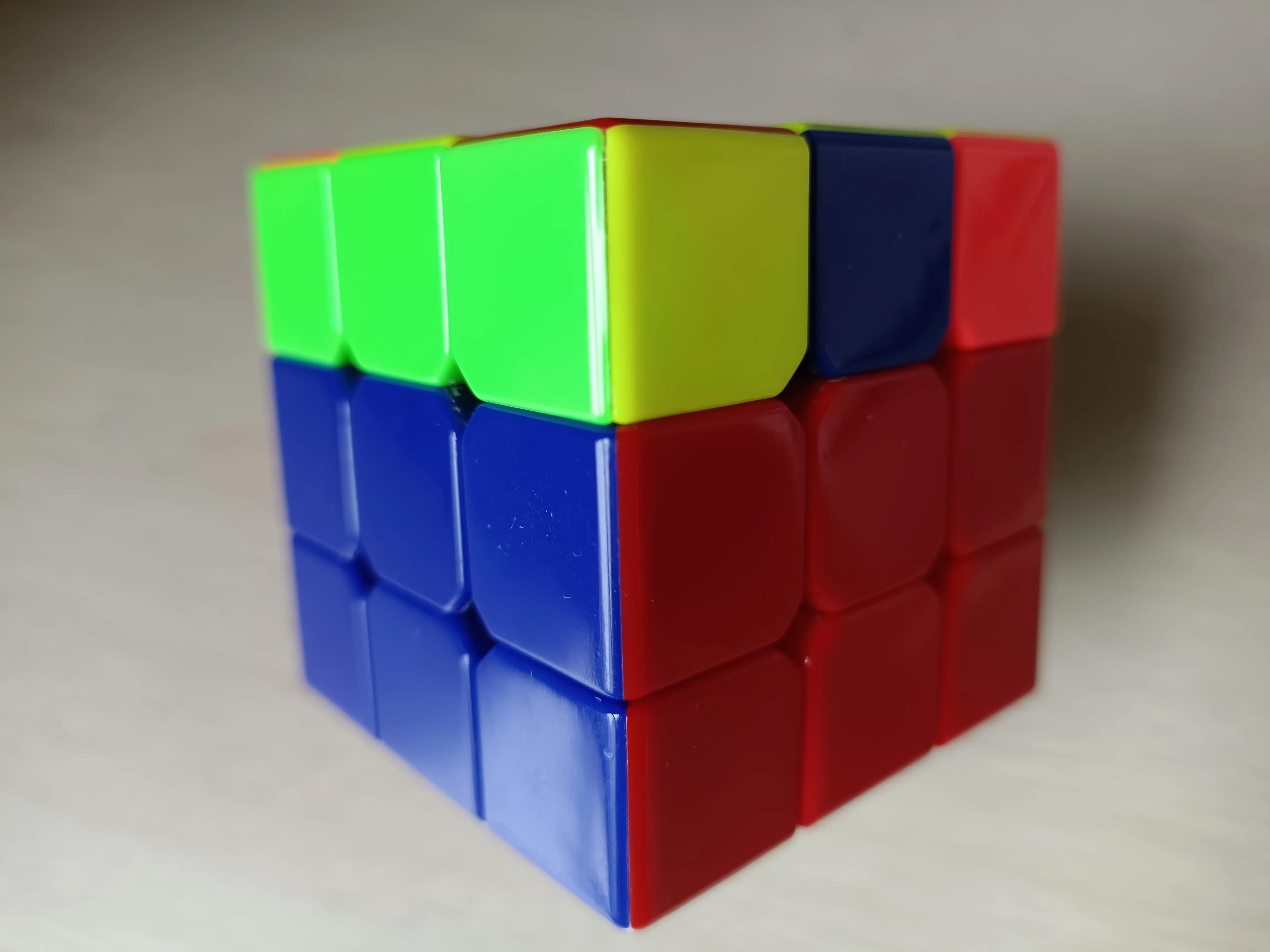 记录儿子第一次三阶魔方复原成功,金字塔三阶魔方复原方法