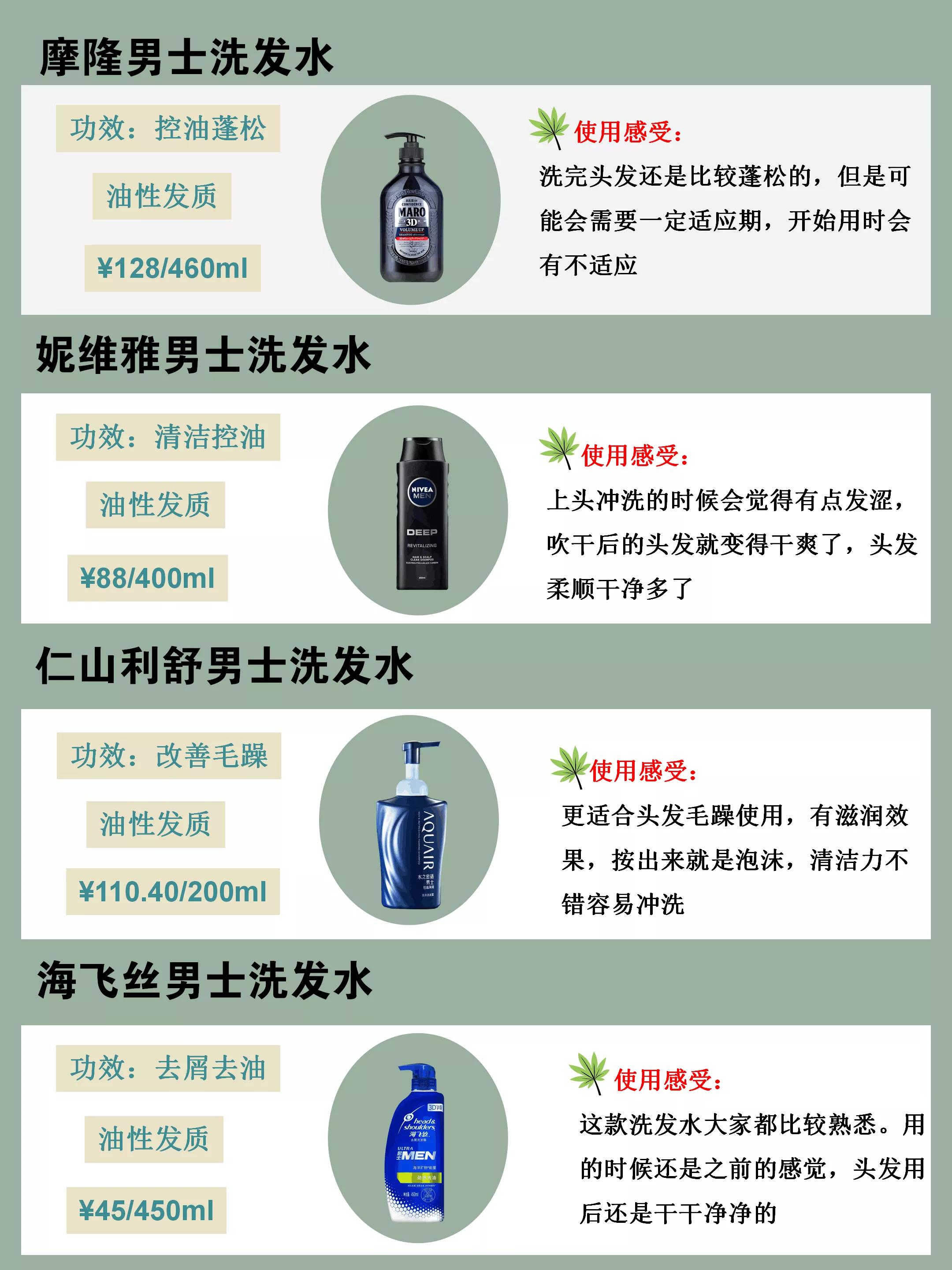 推荐几款适合油头的洗发水,适合大油头的洗发水推荐