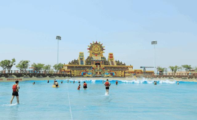150000m²!天津欢乐谷的玛雅海滩水公园,真是太好玩了