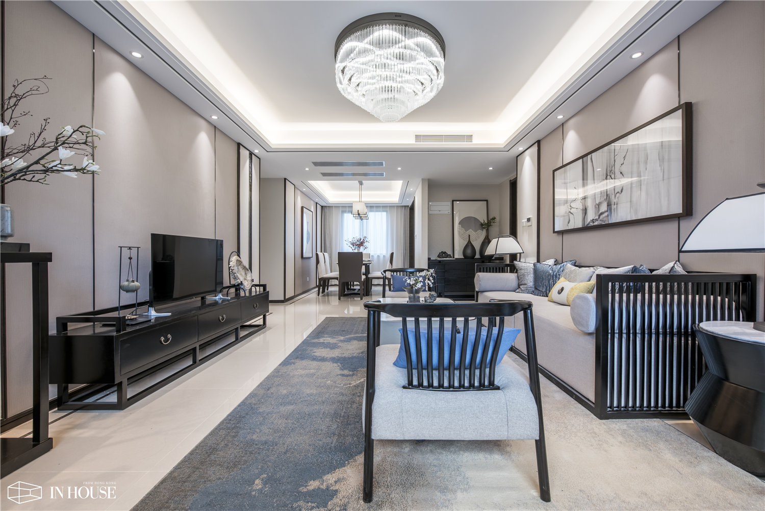 融创中新国际城精装房什么样,融创136平精装房