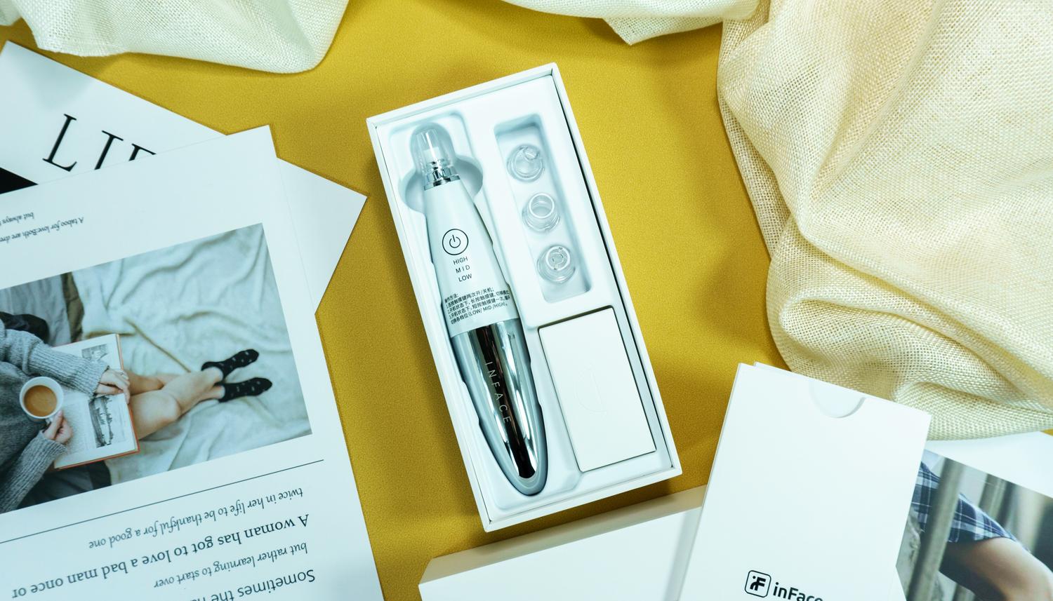 inface美容仪器小章鱼黑头吸出器,小米米粉最新款