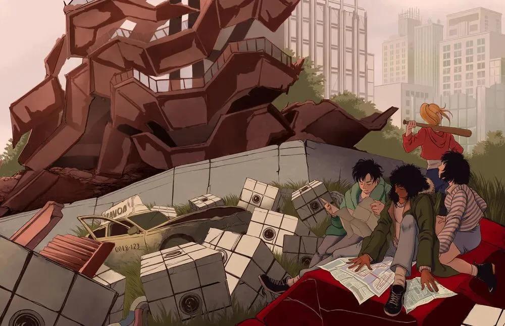 美国纽约视觉艺术学院插画,插画毕业展