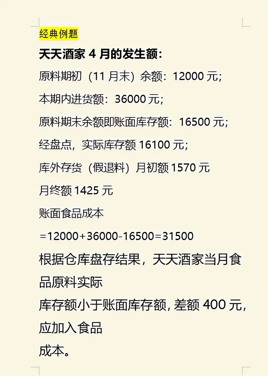 餐饮行业怎样核算利润和成本,餐饮行业核算成本表格图