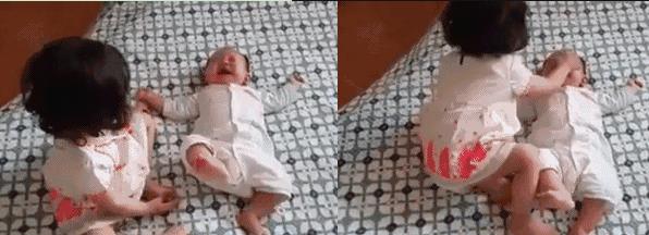 泡奶粉、换尿布，那些在家带娃的大娃们的暖心瞬间