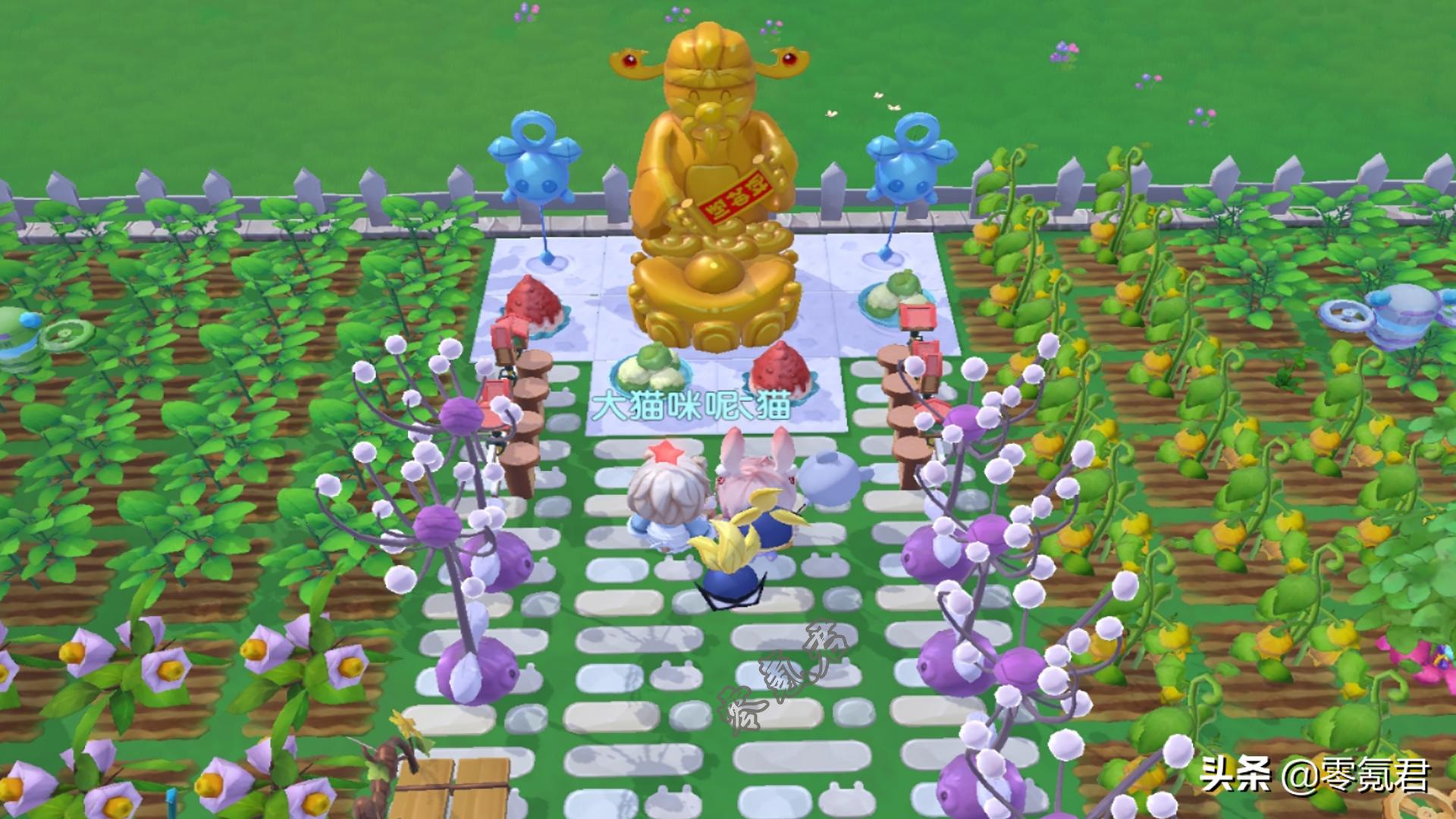 摩尔庄园财神爷摆放门口,摩尔庄园bug庄园