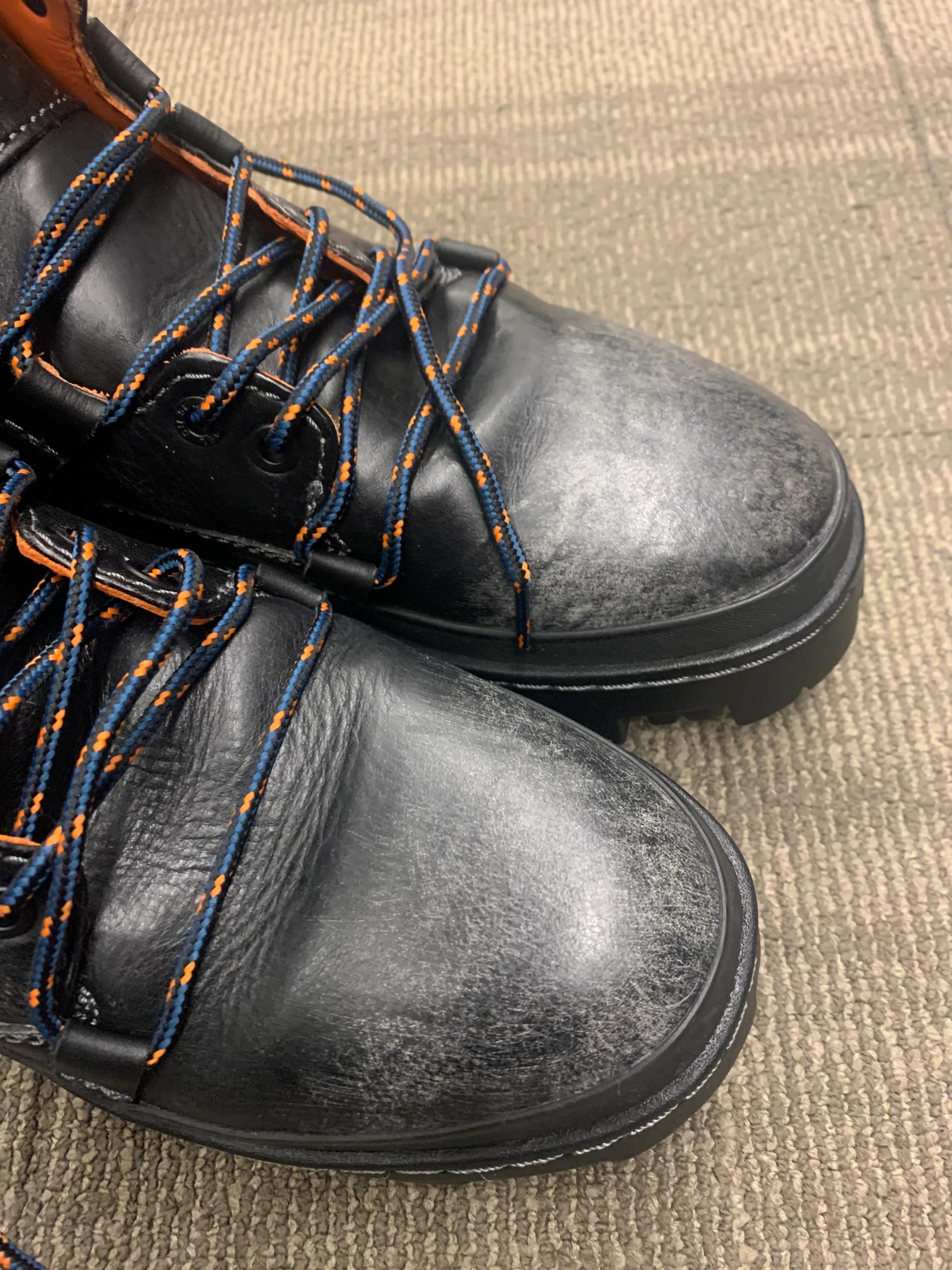 种草潮鞋男,马丁靴男款diesel