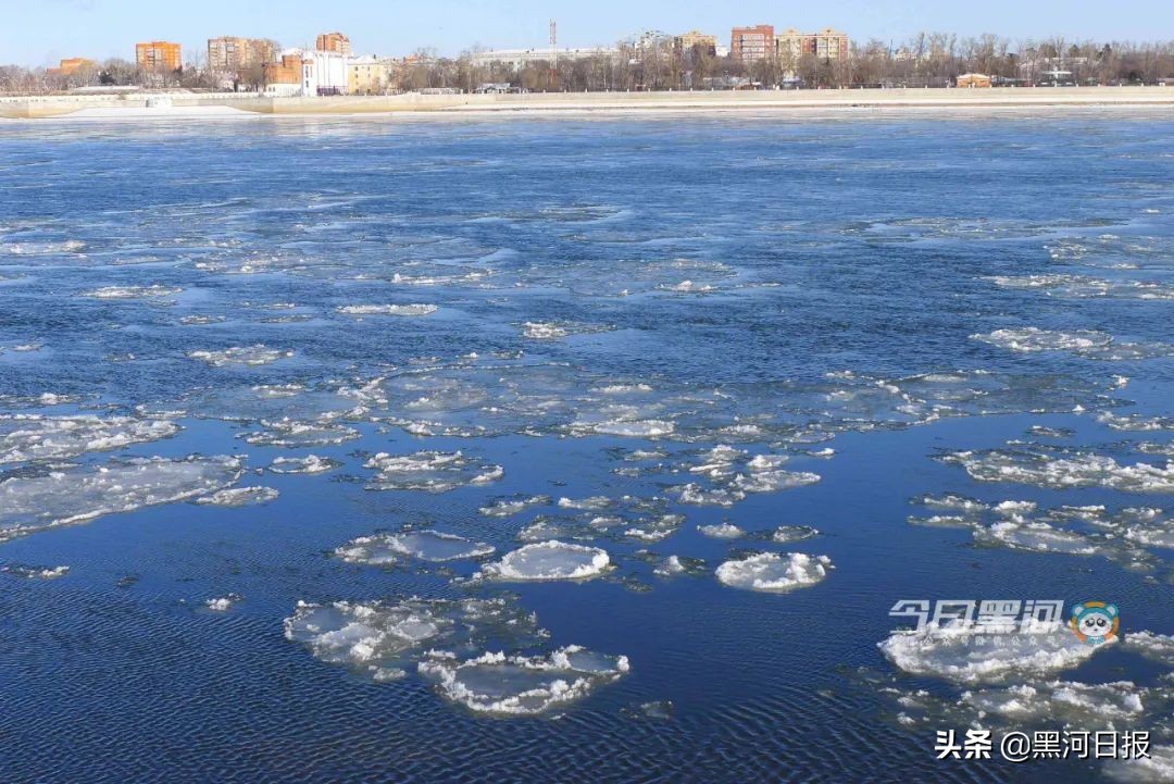 立冬，黑河跑冰排了！这次，我欠它一次“约会”