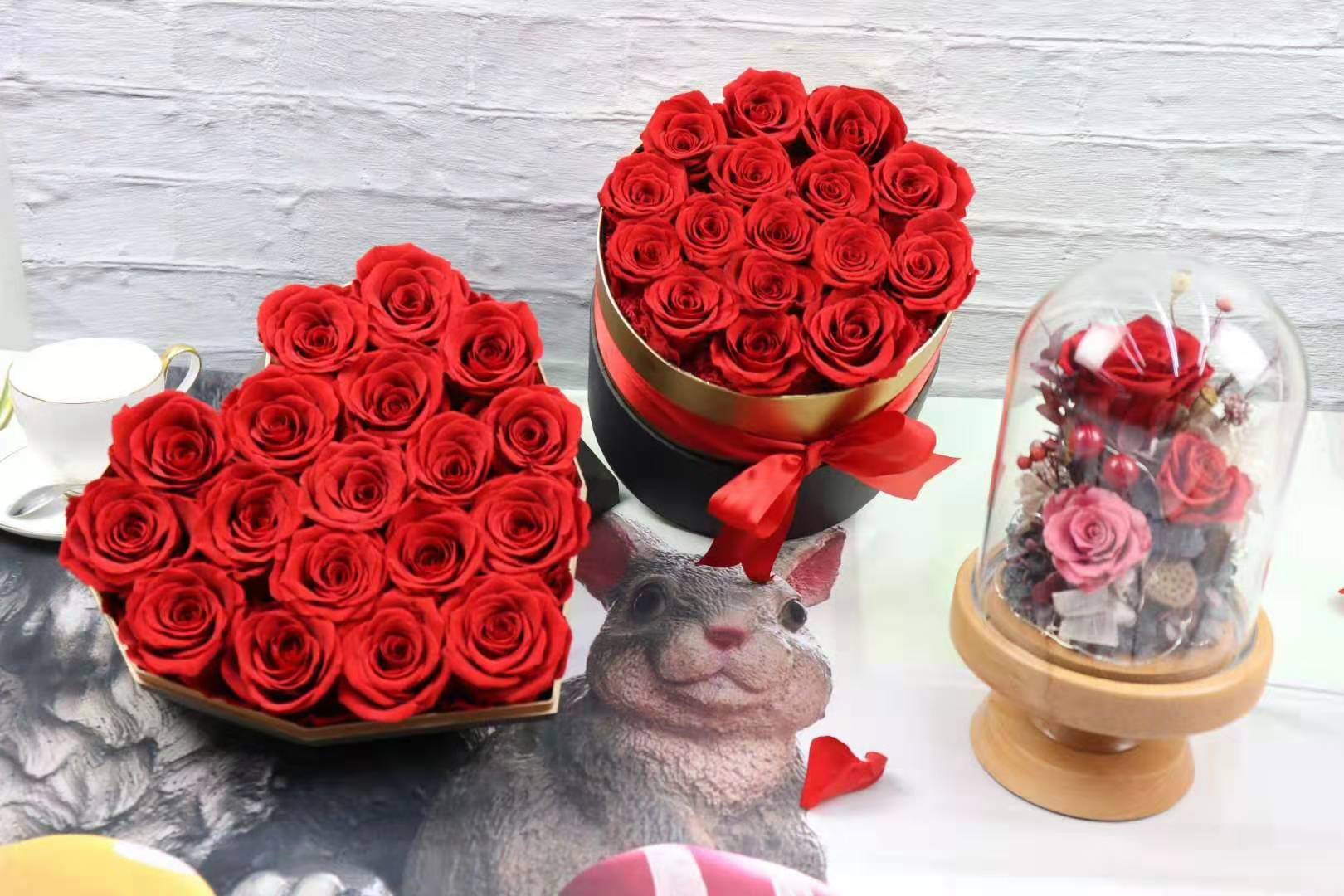 什么是永生花花束,永生花的制作过程