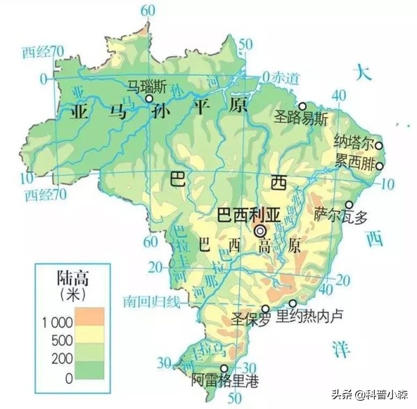 为啥巴西占了南美洲那么大的领土,巴西哪里的移民多