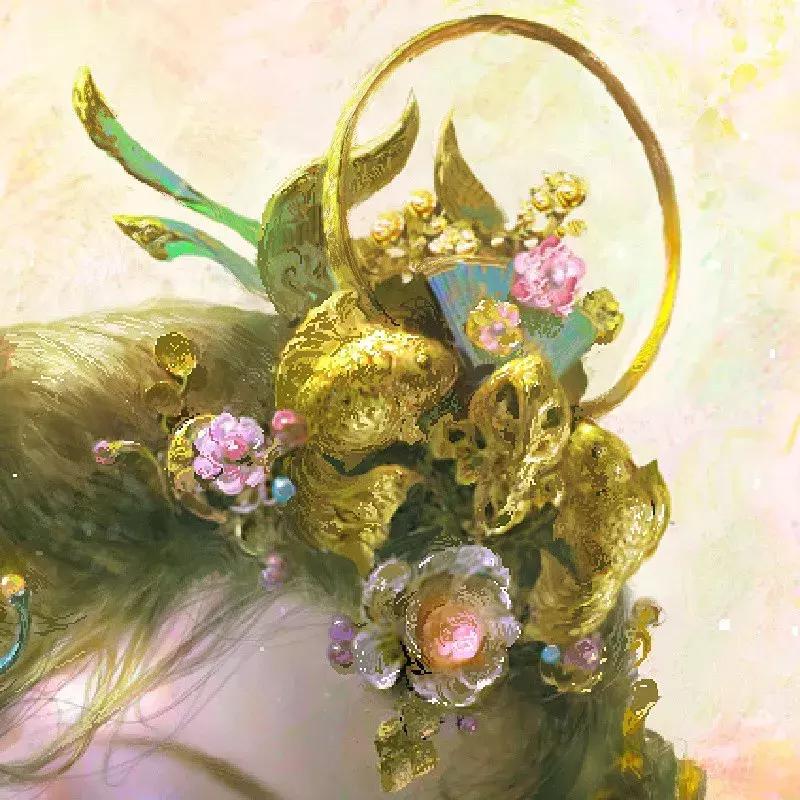 他的手绘原画太牛了，笔下美*欲人**欲飘仙，色调与笔感美煞无数网友