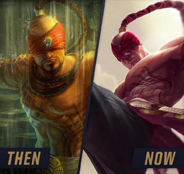 英雄联盟新旧原画对比,英雄联盟新老版本英雄对比图