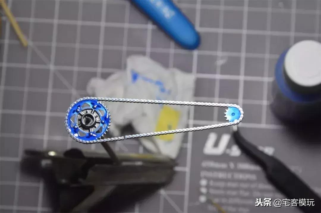 模型制作范例：田宫1:12雅马哈YZF-R1M,14133制作过程