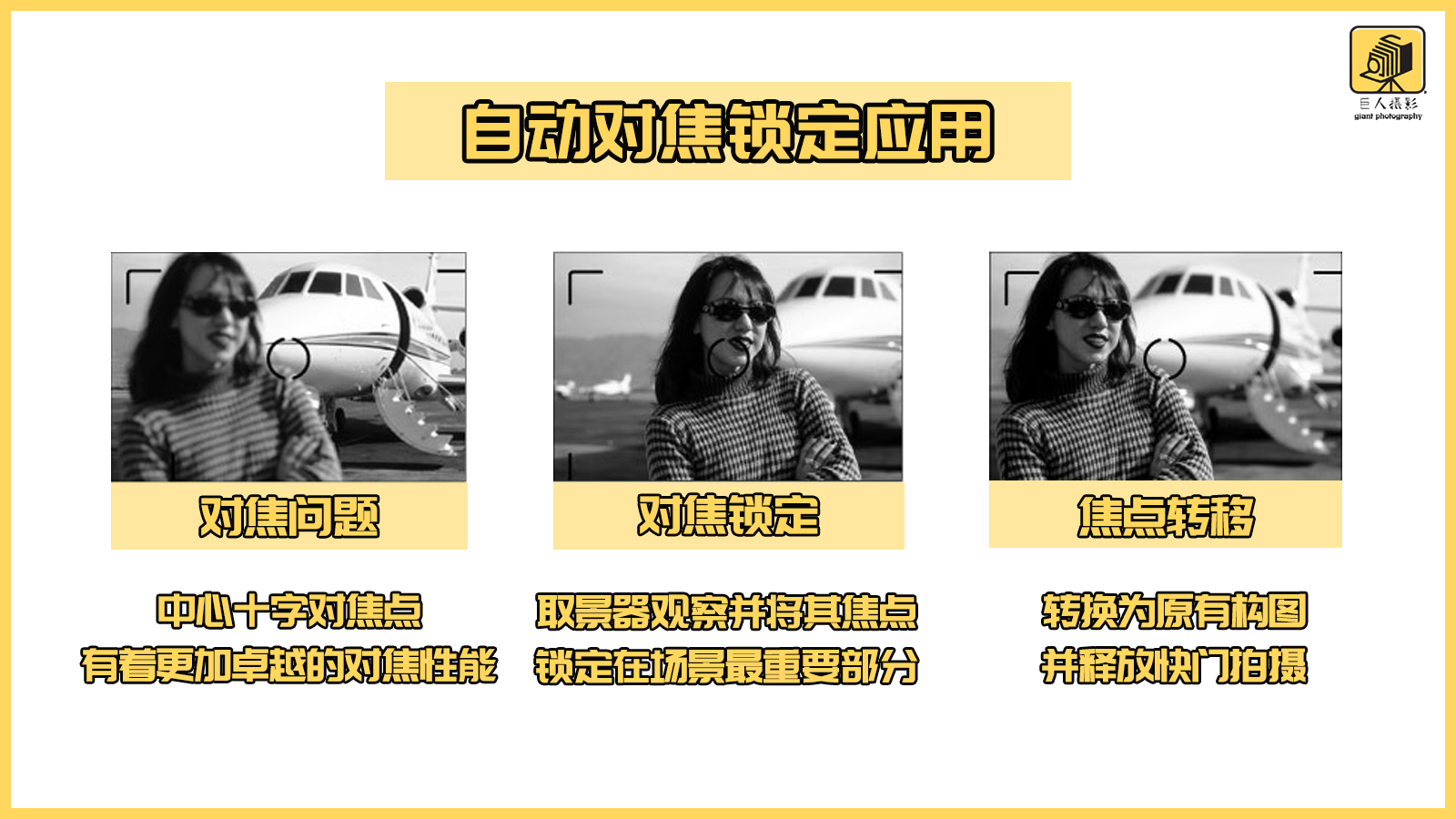 摄影新手必学自动对焦模式详解,锁定曝光和锁定对焦的拍照方式