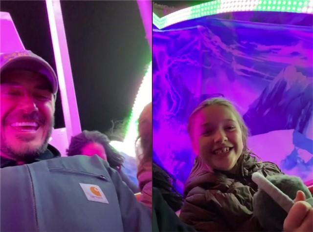 贝克汉姆对小七的宠爱图片,贝克汉姆宠小七故事