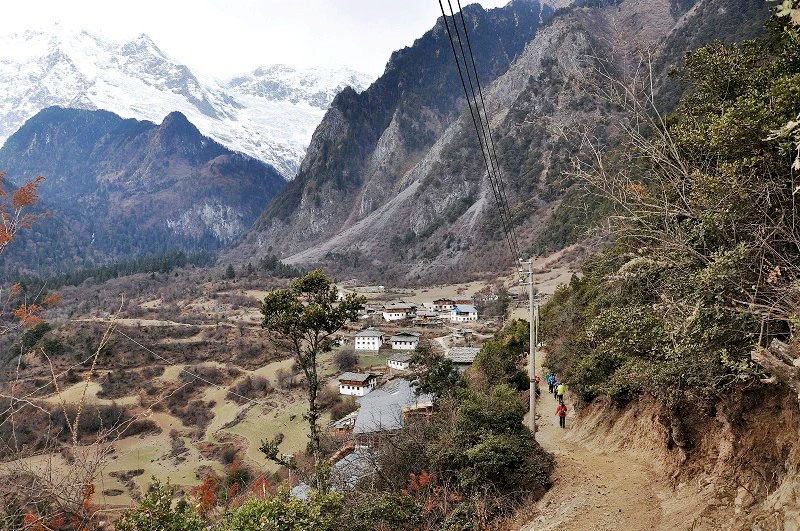 雪山脚下的雨崩村徒步,雨崩村徒步之旅