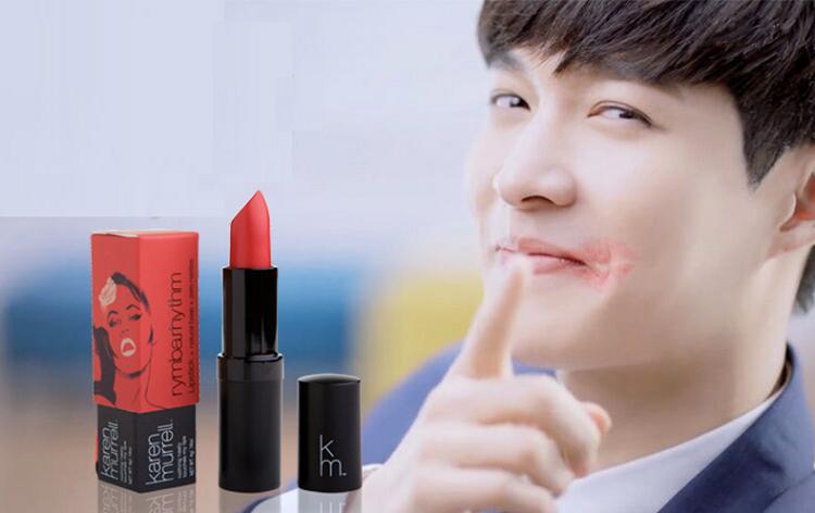 有哪些男艺人代言口红,男明星代言人口红
