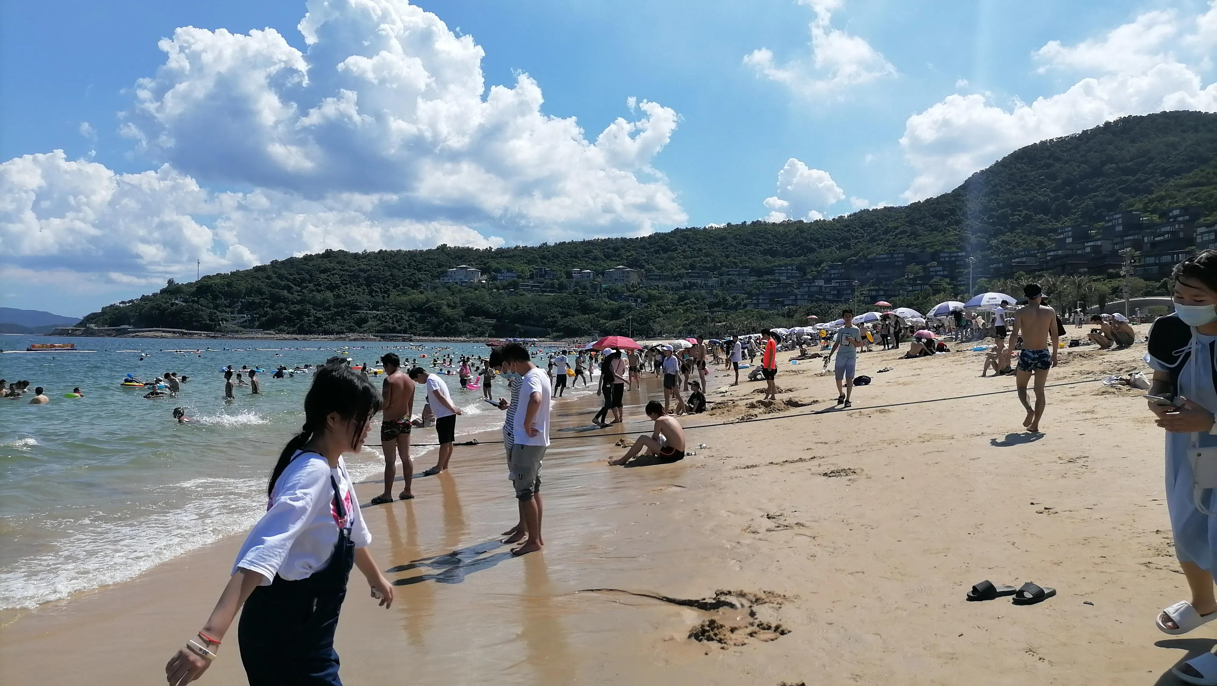 深圳大梅沙一日游视频,深圳大梅沙一日游感受