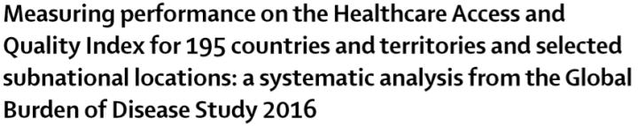 各国医疗水平PK，第1名出人意料，印度杯具了