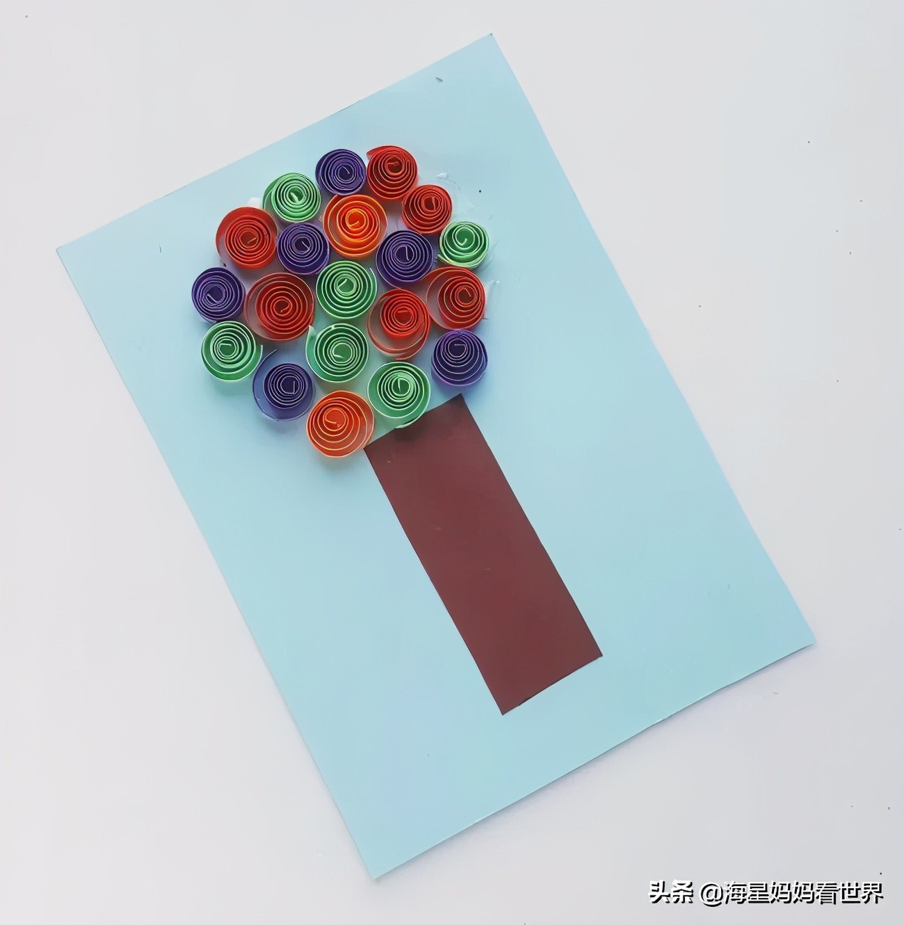 植树节种树简单又漂亮,关于植树节制作大树的图片