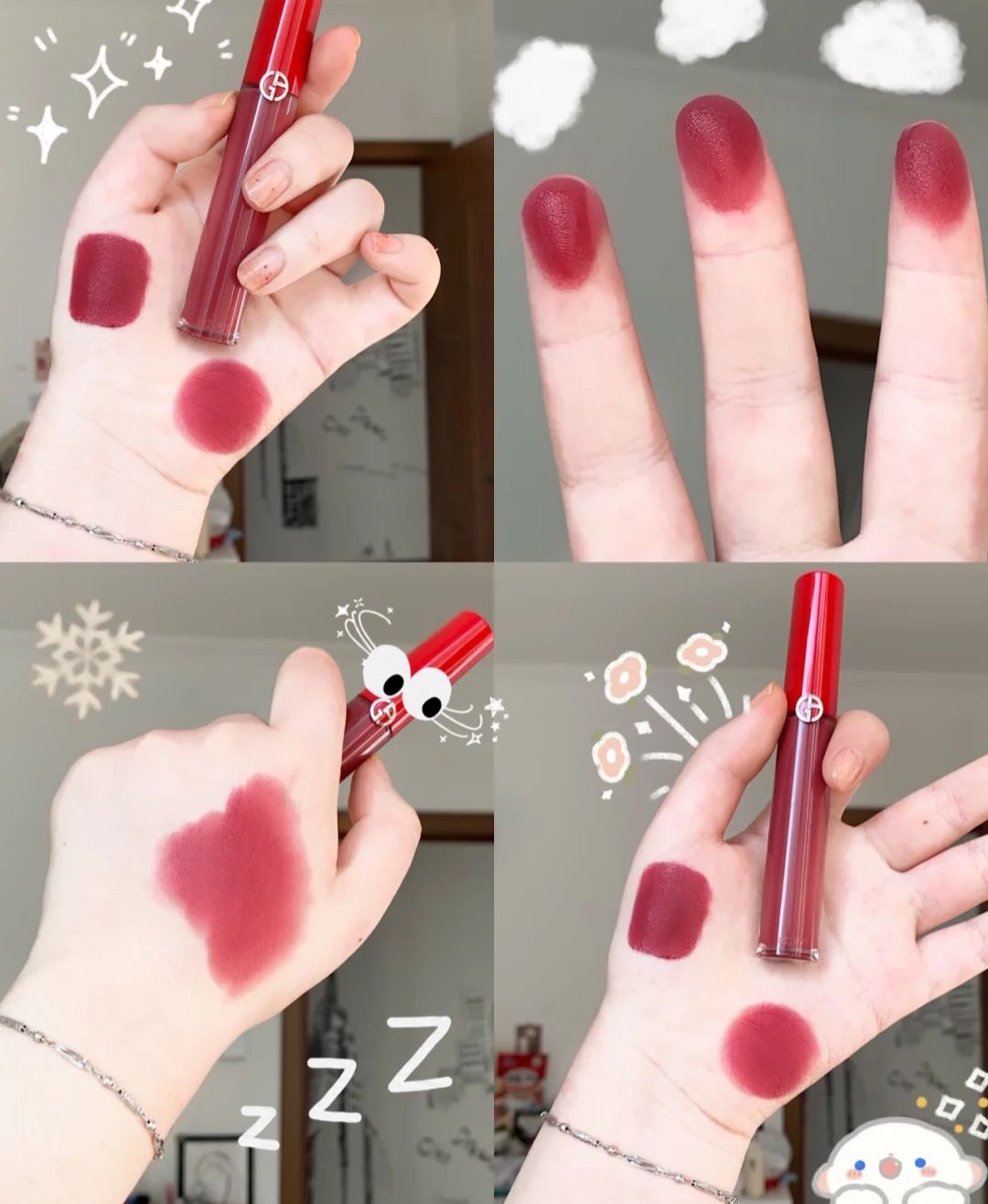 阿玛尼口红色号效果图,阿玛尼口红色号介绍图片