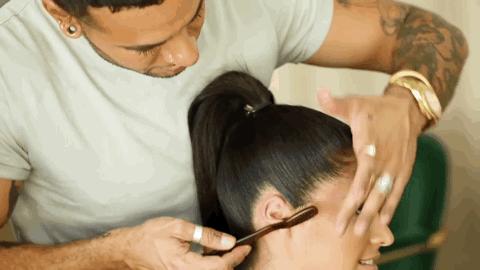 又酷又帅气的发型高马尾,复古发型女生港风长马尾