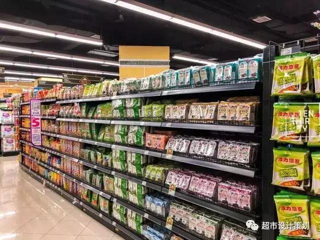 超市洗化区端架创意陈列图片欣赏,2000平超市布局与商品陈列图