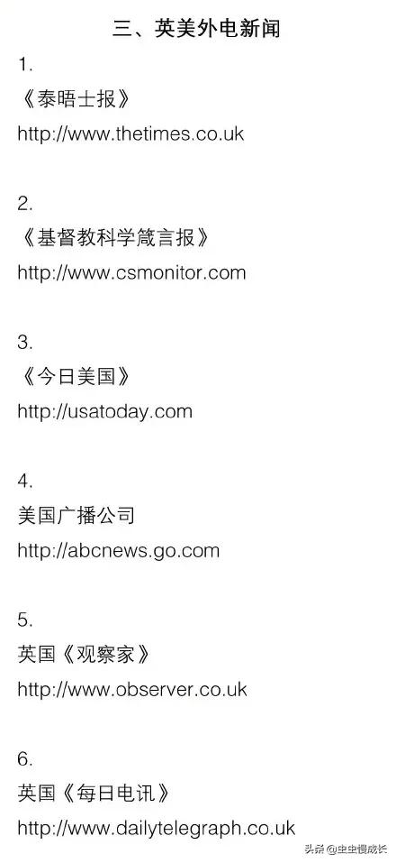 常用的国外英文网站,适合学习英文的国外网站