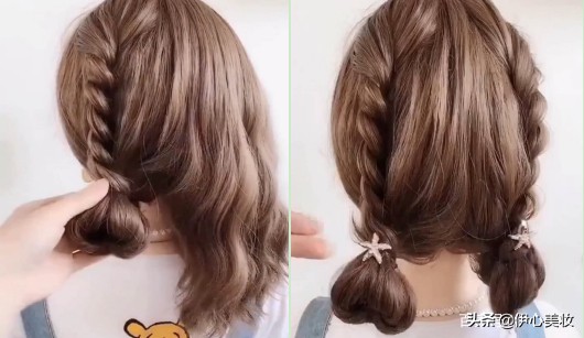 手残党必备的简单编发技巧,手残党不用怕最简单的编发小技巧