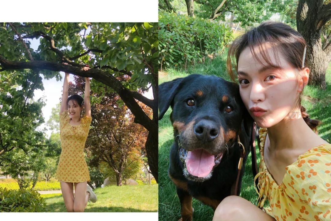 淡黄的长裙蓬松的头发现实穿搭,淡黄的长裙蓬松的头发视频穿搭