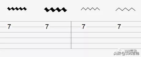 吉他符号一个圆中间一个加号,吉他谱中各种符号的意思