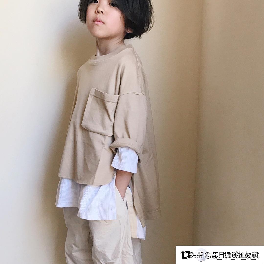 日系的童话少女,童装的盐系,大地色系的时尚打开方式