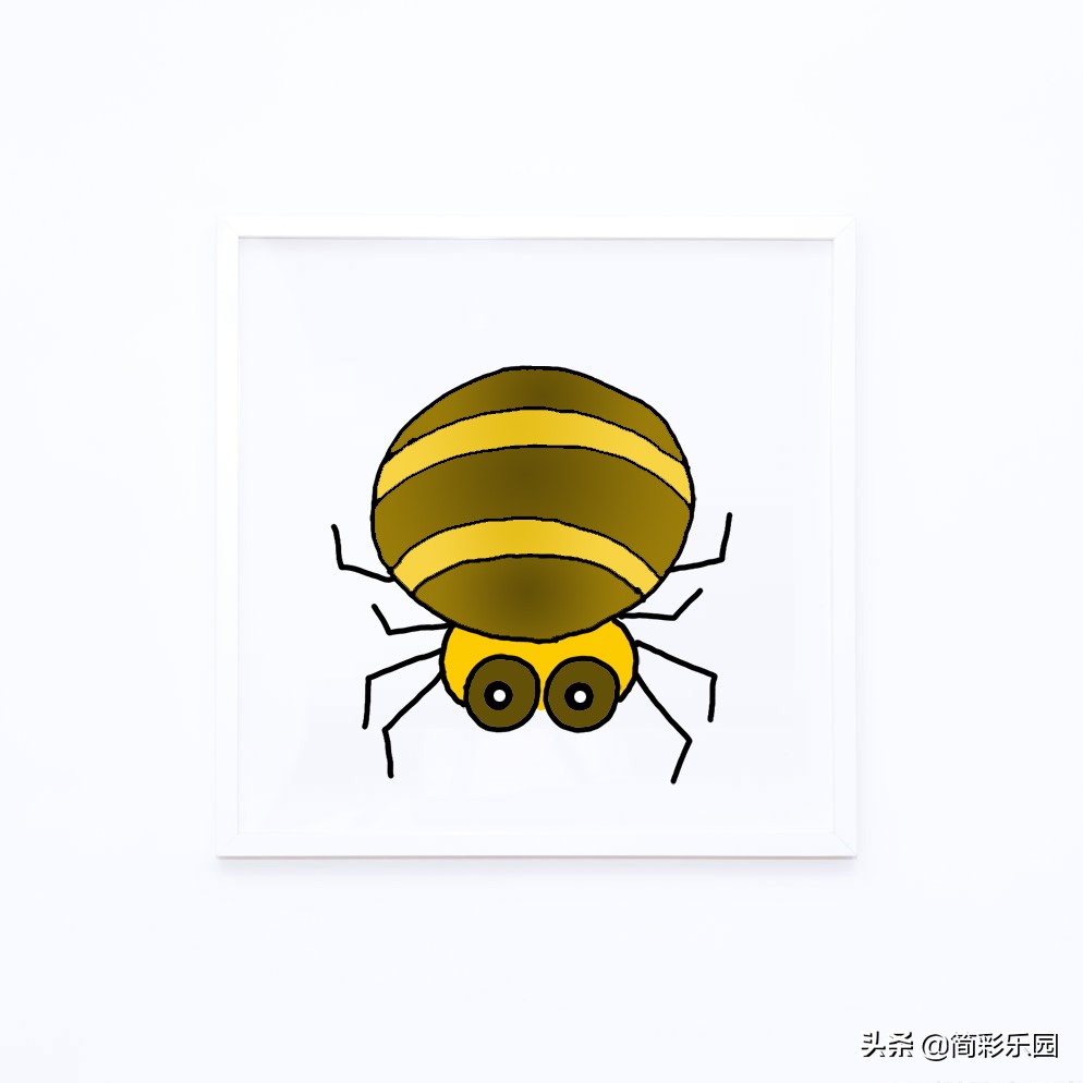 吓人的蜘蛛简笔画,蜘蛛简笔画幼儿园
