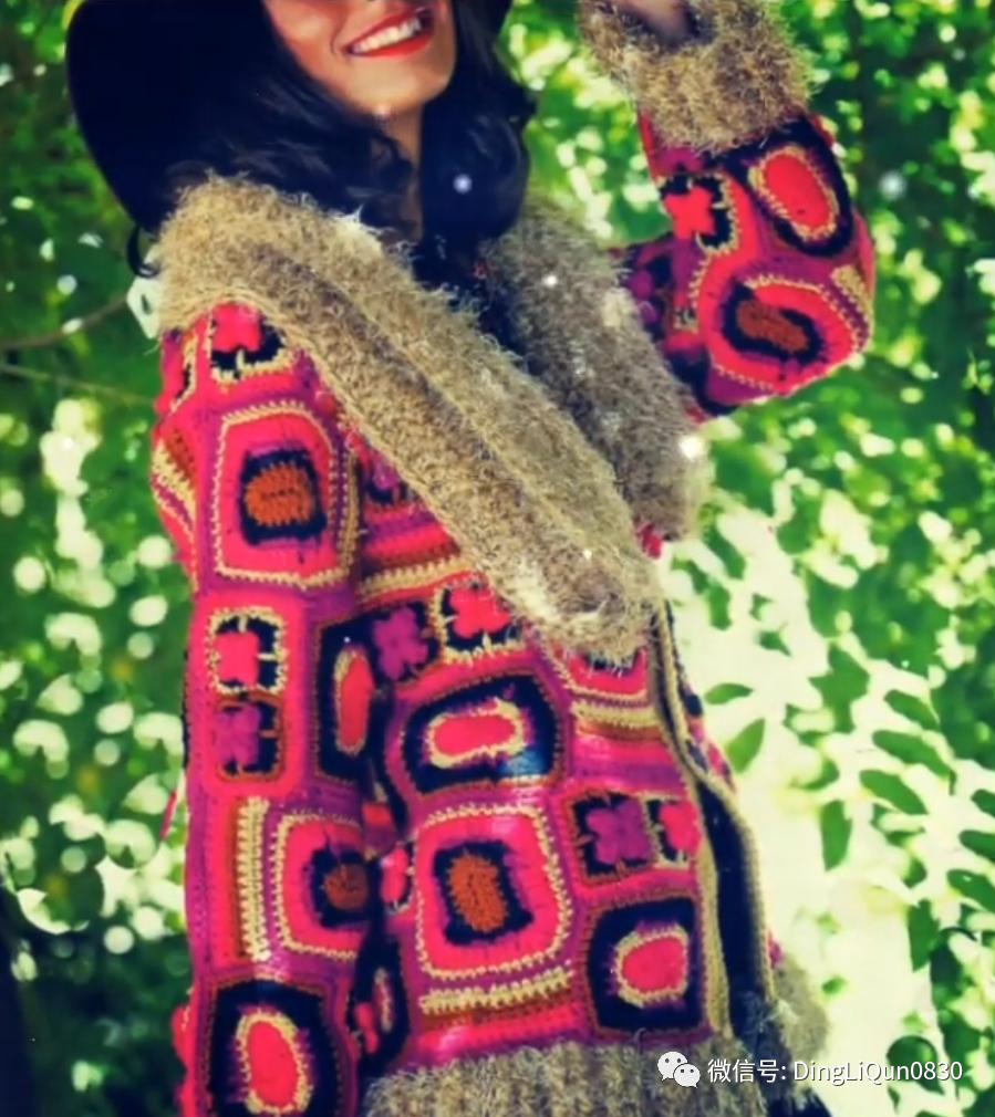 30款漂亮的针织开衫设计,针织祖母格开衫