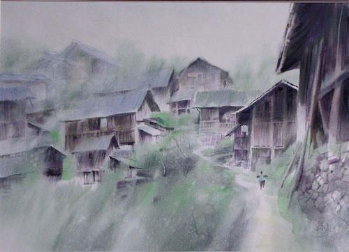 宁波著名水彩画家孙宁,孙宁水彩100幅欣赏