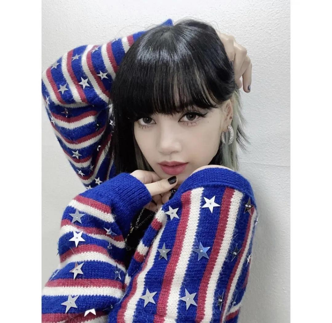 lisa同款的挂耳染,lisa同款挂耳染怎么挑染