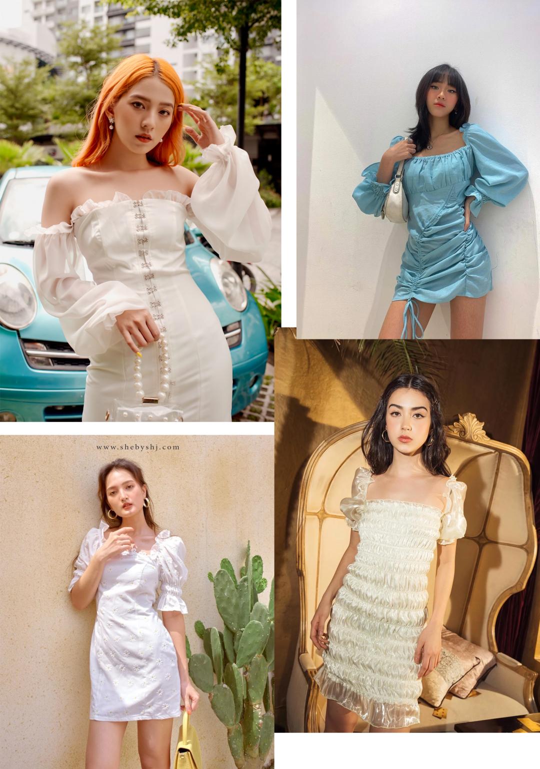 淡黄的长裙蓬松的头发现实穿搭,淡黄的长裙蓬松的头发视频穿搭