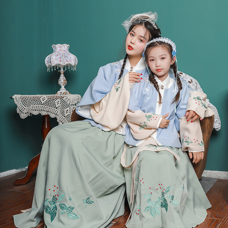 汉服汉元素童装,汉元素洛丽塔服装设计