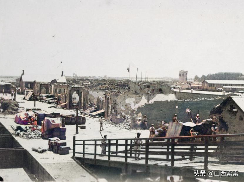 八国联军侵华战争历史讲解超长,1900年八国联军侵华战争影像彩色