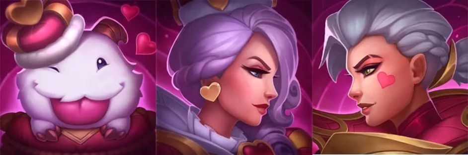 情人节皮肤返场lol2020,情人节限定皮肤2023返场皮肤lol