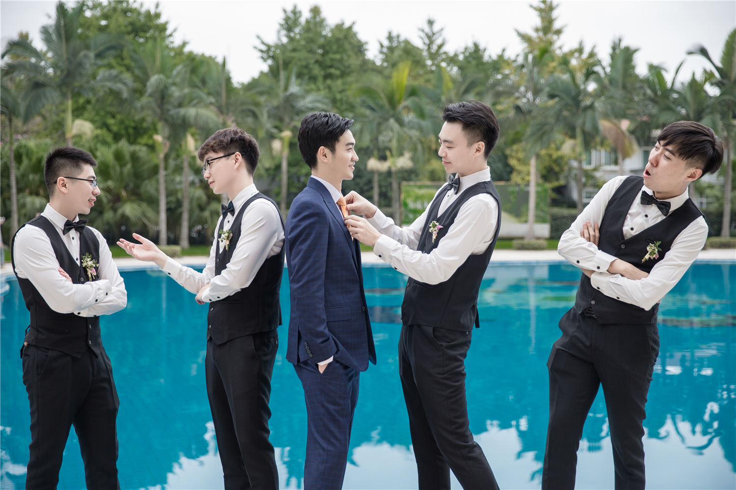 新郎伴郎服怎么搭配,伴郎服怎么穿比较好看