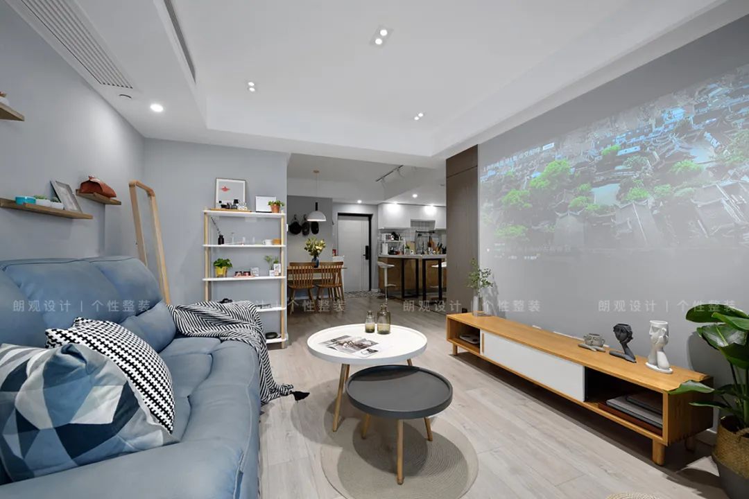 95平北欧风格感受幸福的味道,95平轻奢北欧风格