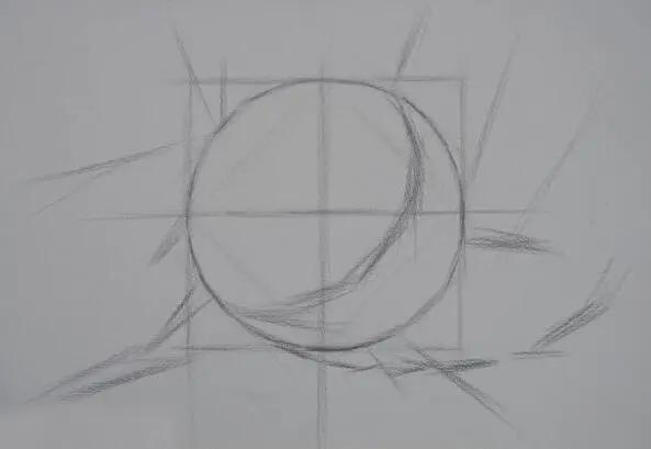 新手素描入门素描鼻子怎么画,如何学画素描山水画