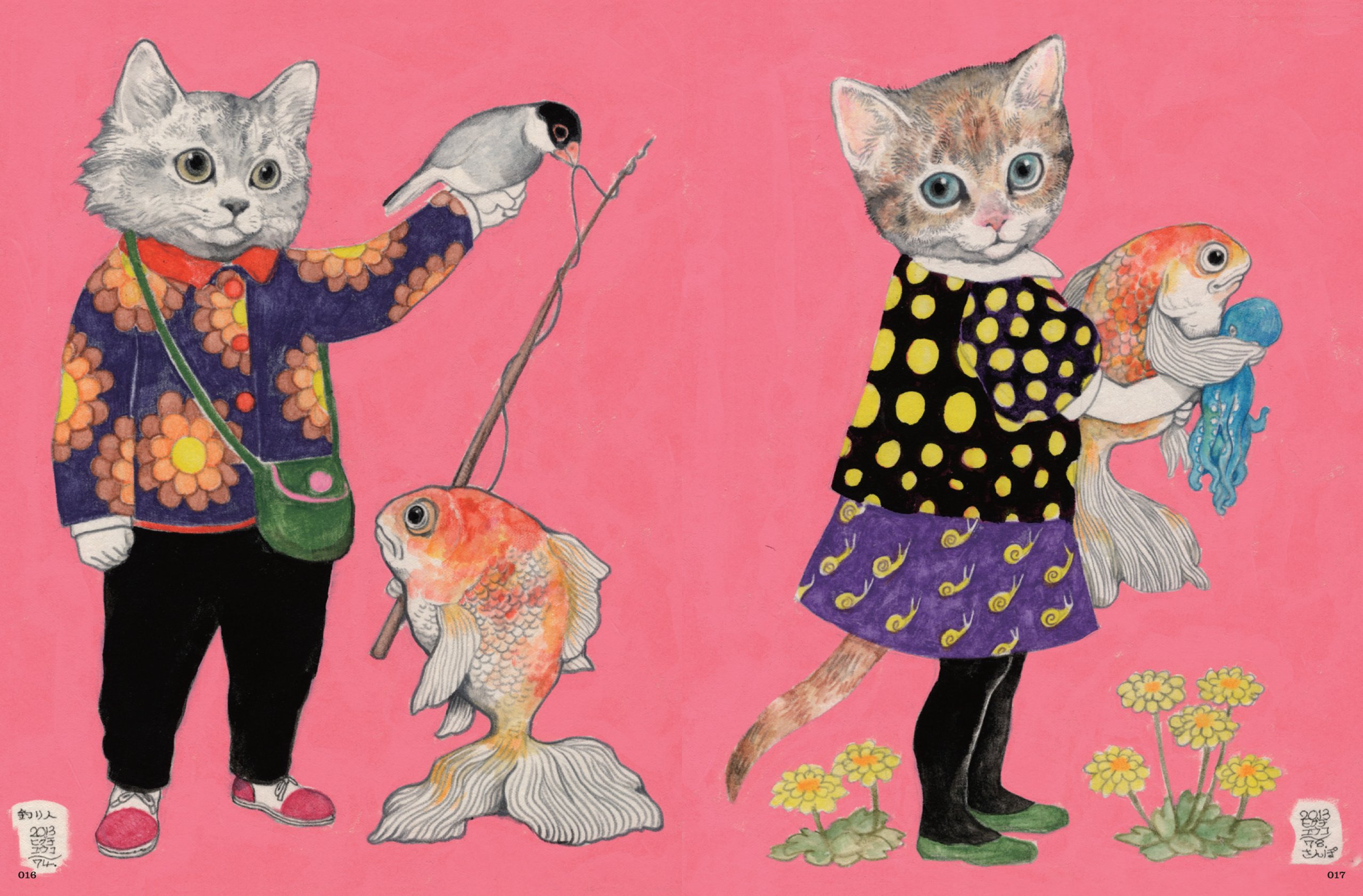 gucci插画师作品,日本风格插画家