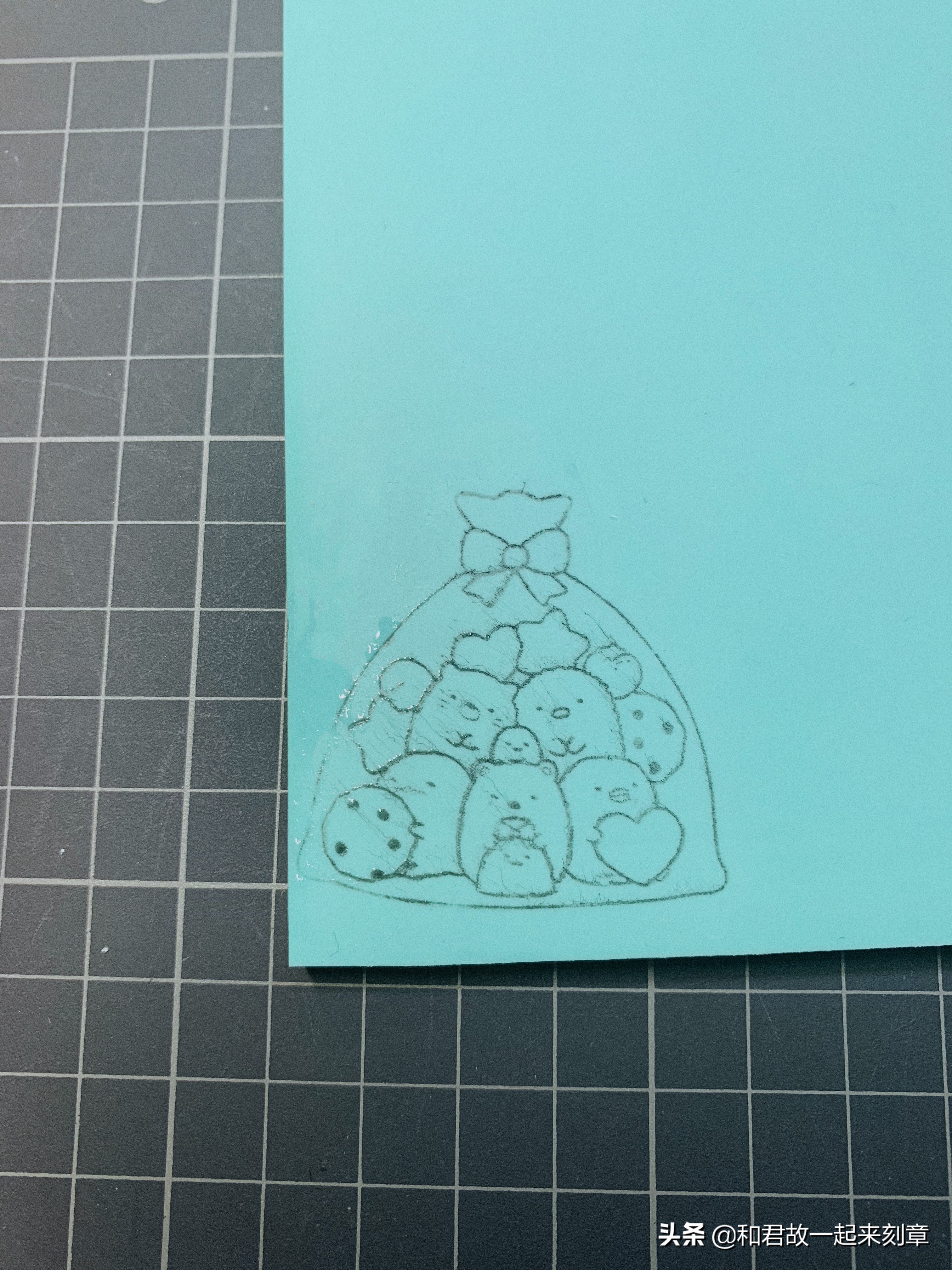 最简单的橡皮章手工,制作橡皮章教程视频