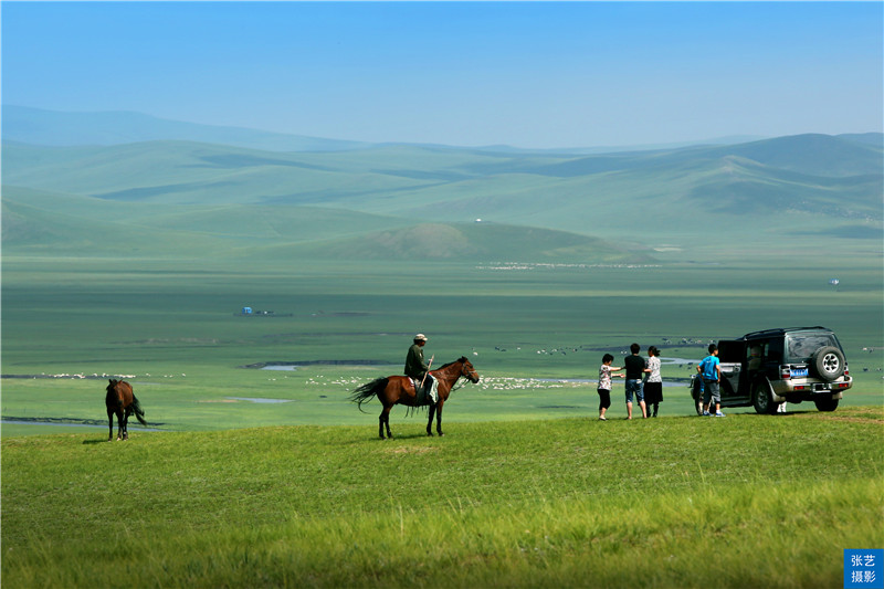 这个美如天堂的呼伦贝尔草原，是世界四大草原之一，盛赞北国碧玉