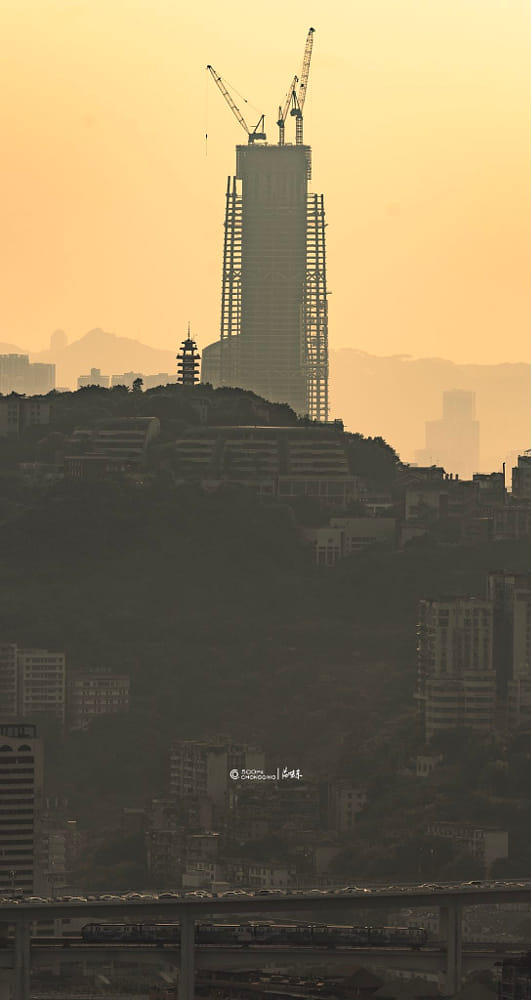 重庆万科陆海国际中心,重庆超级天际线