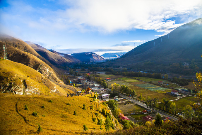 川西的绝美风光,新都桥光影世界